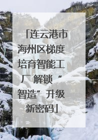 连云港市海州区梯度培育智能工厂 解锁“智造”升级新密码