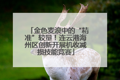 金色麦浪中的“精准”较量！连云港海州区创新开展机收减损技能竞赛
