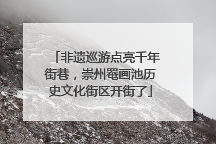 非遗巡游点亮千年街巷，崇州罨画池历史文化街区开街了