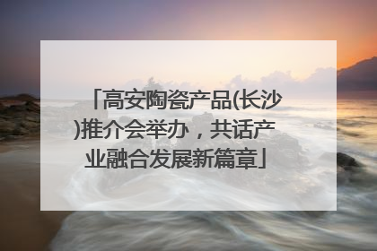 高安陶瓷产品(长沙)推介会举办，共话产业融合发展新篇章