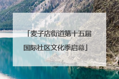 麦子店街道第十五届国际社区文化季启幕