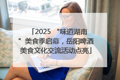 2025 “味道湖南”美食季启幕，岳阳啤酒美食文化交流活动点亮