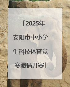 2025年安阳市中小学生科技体育竞赛激情开赛