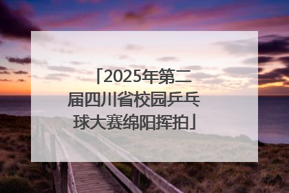 2025年第二届四川省校园乒乓球大赛绵阳挥拍