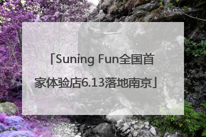 Suning Fun全国首家体验店6.13落地南京